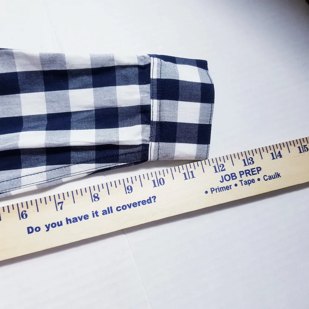 SPROCKETS BOY'S BUTTON DOWN NAVY AND BLUE DRESS SHIRT SIZE 4T